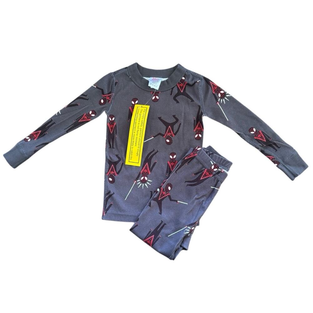 Hanna Andersson Spider-Man 2 Piece Long Sleeve Pajamas Organic Size 3T